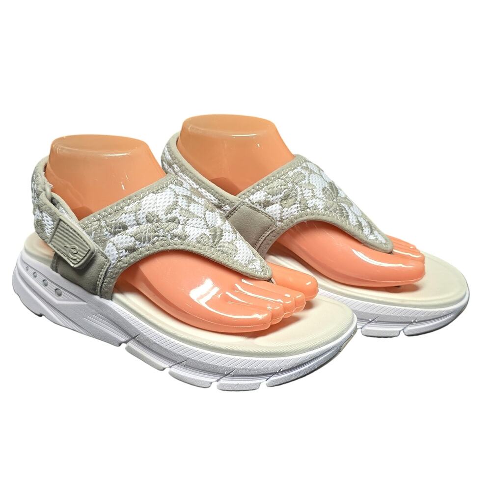 Easy Spirit Maxx 2 Platform Thong Wedge Sandals Shoes